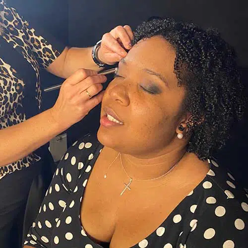 nadeans makeup for photoshoot